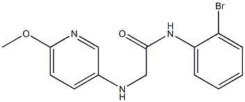 N-(2-bromophenyl)-2-[(6-methoxypyridin-3-yl)amino]acetamide