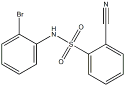 N-(2-bromophenyl)-2-cyanobenzenesulfonamide