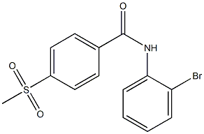 N-(2-bromophenyl)-4-methanesulfonylbenzamide