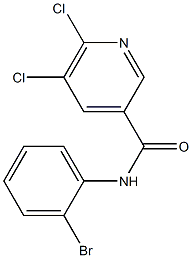  N-(2-bromophenyl)-5,6-dichloropyridine-3-carboxamide