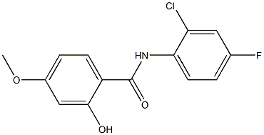 N-(2-chloro-4-fluorophenyl)-2-hydroxy-4-methoxybenzamide