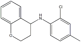 N-(2-chloro-4-methylphenyl)-3,4-dihydro-2H-1-benzopyran-4-amine,,结构式