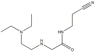 N-(2-cyanoethyl)-2-{[2-(diethylamino)ethyl]amino}acetamide