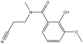 N-(2-cyanoethyl)-2-hydroxy-3-methoxy-N-methylbenzamide Structure