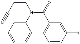 N-(2-cyanoethyl)-3-iodo-N-phenylbenzamide Structure