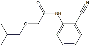 N-(2-cyanophenyl)-2-(2-methylpropoxy)acetamide Structure