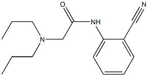 N-(2-cyanophenyl)-2-(dipropylamino)acetamide Structure