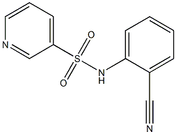 N-(2-cyanophenyl)pyridine-3-sulfonamide Struktur