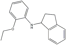 N-(2-ethoxyphenyl)-2,3-dihydro-1H-inden-1-amine Structure