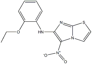 N-(2-ethoxyphenyl)-5-nitroimidazo[2,1-b][1,3]thiazol-6-amine Structure