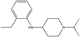 N-(2-ethylphenyl)-1-(propan-2-yl)piperidin-4-amine Structure