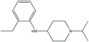 N-(2-ethylphenyl)-1-(propan-2-yl)piperidin-4-amine Struktur