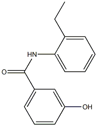 N-(2-ethylphenyl)-3-hydroxybenzamide Structure