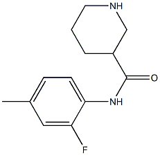 N-(2-fluoro-4-methylphenyl)piperidine-3-carboxamide