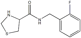 N-(2-fluorobenzyl)-1,3-thiazolidine-4-carboxamide