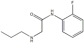 N-(2-fluorophenyl)-2-(propylamino)acetamide