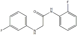 N-(2-fluorophenyl)-2-[(3-fluorophenyl)amino]acetamide|