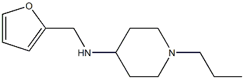 N-(2-furylmethyl)-1-propylpiperidin-4-amine Struktur