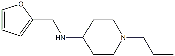 N-(2-furylmethyl)-1-propylpiperidin-4-amine Structure