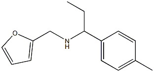 N-(2-furylmethyl)-N-[1-(4-methylphenyl)propyl]amine Struktur