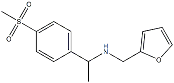 N-(2-furylmethyl)-N-{1-[4-(methylsulfonyl)phenyl]ethyl}amine