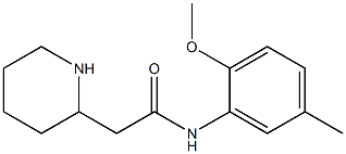 N-(2-methoxy-5-methylphenyl)-2-(piperidin-2-yl)acetamide