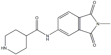  N-(2-methyl-1,3-dioxo-2,3-dihydro-1H-isoindol-5-yl)piperidine-4-carboxamide