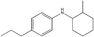 N-(2-methylcyclohexyl)-4-propylaniline,,结构式