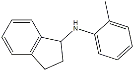 N-(2-methylphenyl)-2,3-dihydro-1H-inden-1-amine Structure