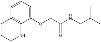  N-(2-methylpropyl)-2-(1,2,3,4-tetrahydroquinolin-8-yloxy)acetamide