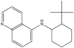 N-(2-tert-butylcyclohexyl)quinolin-5-amine Struktur