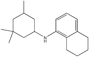 N-(3,3,5-trimethylcyclohexyl)-5,6,7,8-tetrahydronaphthalen-1-amine Structure