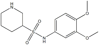 N-(3,4-dimethoxyphenyl)piperidine-3-sulfonamide Structure
