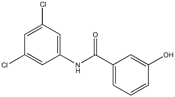 N-(3,5-dichlorophenyl)-3-hydroxybenzamide Structure