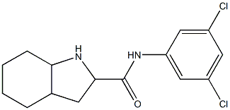 N-(3,5-dichlorophenyl)-octahydro-1H-indole-2-carboxamide Struktur