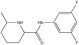 N-(3,5-difluorophenyl)-6-methylpiperidine-2-carboxamide Structure