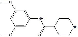 N-(3,5-dimethoxyphenyl)piperidine-4-carboxamide Structure