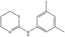 N-(3,5-dimethylphenyl)-5,6-dihydro-4H-1,3-thiazin-2-amine 结构式