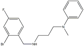 N-(3-{[(2-bromo-4-fluorophenyl)methyl]amino}propyl)-N-methylaniline