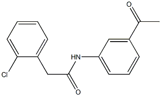  N-(3-acetylphenyl)-2-(2-chlorophenyl)acetamide