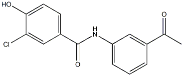  N-(3-acetylphenyl)-3-chloro-4-hydroxybenzamide