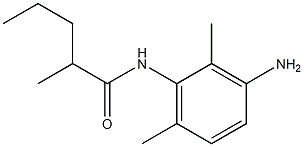 N-(3-amino-2,6-dimethylphenyl)-2-methylpentanamide 化学構造式