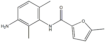 N-(3-amino-2,6-dimethylphenyl)-5-methylfuran-2-carboxamide 结构式