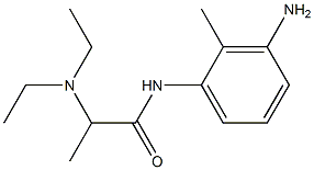 N-(3-amino-2-methylphenyl)-2-(diethylamino)propanamide Structure