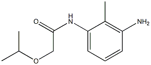 N-(3-amino-2-methylphenyl)-2-(propan-2-yloxy)acetamide Struktur