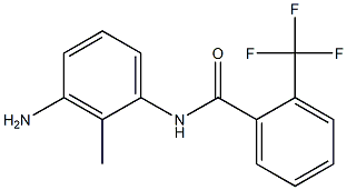 N-(3-amino-2-methylphenyl)-2-(trifluoromethyl)benzamide 结构式