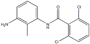 N-(3-amino-2-methylphenyl)-2,6-dichlorobenzamide Struktur