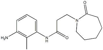  N-(3-amino-2-methylphenyl)-3-(2-oxoazepan-1-yl)propanamide