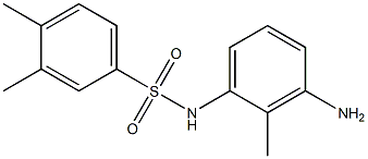 N-(3-amino-2-methylphenyl)-3,4-dimethylbenzene-1-sulfonamide Struktur