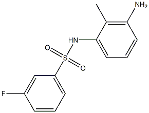 N-(3-amino-2-methylphenyl)-3-fluorobenzenesulfonamide